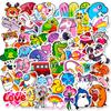 50 stickers autoadhesivos pequeño taller fresco lindo transfronterizo nuevo taza de agua cuaderno pegatinas para equipaje pegatinas impermeables
