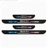 Nuevas Tiras Decorativas de Pegatinas Láser para Estribos de Puerta de Coche, Deportivas Personalizadas Universales para Protección de Maletero de Coche, Pegatinas Anticolisión, Transfronterizo