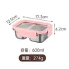 Lonchera aislada de acero inoxidable 316, caja bento con compartimentos, sellada, apta para trabajadores de oficina, apta para microondas, grado alimenticio