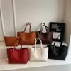 Bolsa Grande de Splicing para Sogra para Mulheres 2025 Nova Bolsa de Ombro de Outono Cor Contrastante Retro Classe Roupas de Trabalho Bolsa Tote