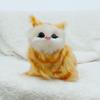 Chamando simulação brinquedos de pelúcia de gato com som brinquedos infantis bonecas de animais enfeites de gatinho enfeites de decoração para casa