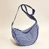 Bolso transfronterizo 2026 nuevo estilo fresco y simple, bolso de hombro y cruzado artístico de gran capacidad, ligero para viajes casuales, bolso tipo empanada