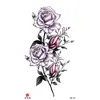 Atacado de adesivos de tatuagem para o braço inteiro à prova d'água, flor, braço, braço, tatuagem, cruzada, Europa e Estados Unidos, tatuagem para o braço inteiro