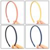Amazon 0.8cm Diadema Mate Estilo Coreano Diadema de Plástico Simple Retro Colorida Dentada Antideslizante Para Lavar el Cabello Cara