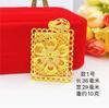 Colgante de Crisantemo de Oro Arena Vietnamita para Mujer, Etiqueta de Flor para Mujer, Joyería de Latón Chapada en Oro, Ventas Directas de Fábrica y Mayoreo