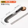 Suministro directo de fábrica cuchillo de madera de acero inoxidable cuchillo de bastón machete de acero inoxidable hoz de abanico ancho agrícola machete de montaña cuchillo de bambú