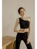 Ropa de Yoga para Mujer, Sujetador Deportivo de Un Hombro para Pilates, Ropa de Yoga Amortiguadora, Traje Sexy de Secado Rápido para Gimnasio con Espalda Bonita para Mujer