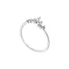 Anillo de Mariposa con Brote de Zircón de Jade Moda Única Lujo Ligero Diseño de Nicho Anillo Abierto Directamente del Fabricante