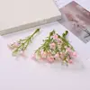 Flor de campanilla artificial mini de 3 pétalos flor artificial flor de seda flor de mano DIY flor de ojal accesorios para caja de flores venta directa de fábrica