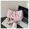 Bolsa Única com Textura para Mulheres, Bolsa Tote Pequena Plissada, Nova Bolsa Quadrada Pequena de Bolinhas Verão 2026, Bolsa Transversal Fashion