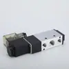 Electroválvula neumática 4V210-08, válvula inversora de cilindro de dos posiciones y cinco vías, 24 V, válvula eléctrica, válvula de control electromagnético de 220 V.
