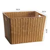 Grande cesta de armazenamento com trama semelhante ao rattan, no estilo INS da moda, perfeita para organizar armários e guarda-roupas, e para armazenamento simples na sala de estar