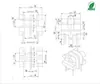 Transformador de Alta Frecuencia Uu9.8 Núcleo Magnético de Acero de Esqueleto de Doble Ranura Abrazadera de Acero Pines Horizontales 2+2 Materiales de Soporte