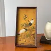 Nuevo Estilo Chino Salón de Jade Pintura Decorativa Rica Marco de Fotos Pintura de Mesa Pintura China Grabada de Nuevo Pintura Colgante para Entrada Sala de Estar Adornos de Escritorio