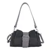 Bolso retro de moda para mujer, nuevo modelo verano 2026, diseño de nicho, bolso cruzado plisado, bolso de axila elegante de alta gama