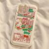 Funda para Teléfono Móvil de Dibujos Animados Hello Kitty Adecuada para iPhone 15 Apple 11/14 Promax para Mujer 12 Funda Protectora de Burbujas