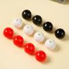 Venta al por mayor de fábrica bola de plástico bola decorativa bola de plástico de 27 MM color sólido cuentas redondas cuentas para manualidades DIY cuentas sueltas al por mayor