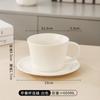 Juego de Taza y Platillo de Cerámica para Café, Taza de Desayuno de Gran Capacidad, Taza de Desayuno Estilo Ins, Taza de Té, Taza y Platillo de Desayuno en Relieve
