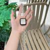Para Apple Apple watch987 Correa de Muñeca Simple se Fruta Estampada Transparente TPU Silicona Correa de Reloj s10