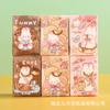 100% Celulose de Madeira Nativa Bonito Desenho Animado Estampado Papel Lenço Estudante Crianças Pequeno Saco Lenço Portátil Flexível Produto Premium