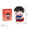 Superventas Transfronterizos Celebridad de Internet Caja Sorpresa Partículas Micro Dragón Bola Dibujo Animado Bloques de Construcción Juguetes para Niños Ensamblaje en Caja Pequeña Venta al por Mayor
