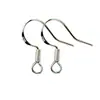 Accesorios de gancho para oreja de plata S925 color-retenedor color oro 14K, producto terminado, gancho para oreja con resorte con baño de oro real, disponible para venta al por mayor