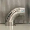 Cotovelo de Aço Inoxidável Extra Espesso Cotovelo Espesso para Fogão a Lenha Tubo de Fumaça Fogão de Aquecimento Universal Cotovelo de Aço Inoxidável Tubo de Exaustão