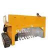 Máquina de Compostaje Orgánico de Estiércol de Oveja, Estiércol de Cerdo y Paja, Máquina de Compostaje Autopropulsada de Orugas, Equipo de Línea de Producción
