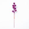 Guirlanda de Decoração de Natal Frutas de Espuma 7 Cachos de Frutas com Glitter Cordão de Frutas Suprimentos para Vinha de Natal Presente Frutas Vermelhas