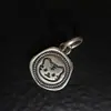 Colar de Cobre em Camadas com Pingente Vintage de Chefe Nativo Americano Gota d'Água, Pingente Pequeno de Tigre, Pingente de Chave Unissex de Nicho, Fashion