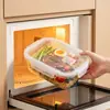 Loncheras selladas para trabajadores de oficina, recipientes de almacenamiento para refrigerador, tazones para almacenar alimentos, recipientes de vidrio para alimentos, loncheras aptas para microondas