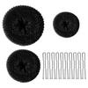 Venta directa de fábrica: Tortuga de pelo en forma de dona, tortita de pelo con cabeza esférica, accesorios coreanos para el cabello, herramienta para torcer el pelo con capullos de flores.
