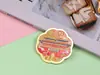 Ímãs de Geladeira de Metal Personalizados Liga de Zinco Tinta de Cozimento Esmalte Cultural Criativo Souvenirs de Turismo Marco da Cidade Logotipo Adesivos Magnéticos