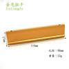 Manija Moderna Simple para Gabinete de Ropa Manija para Cajón Accesorios para Muebles Metal Manija Recta 96 Agujeros F03-D13