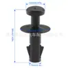 95129884 es adecuado para clip de fijación de soporte de gancho de cable para maletero de coche Opel, Chevrolet y Buick