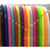 Línea telefónica de 50 cm Anillo para el cabello Pulsera larga de oruga Banda elástica Color transparente Color sólido Explosión al por mayor