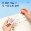 Líquido Corrector Deli para Estudiantes, Secado Rápido, Gran Capacidad, Líquido Corrector de Doble Uso, Bolígrafo Borrador