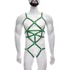 Bambú como ropa Europa y Estados Unidos paquete SM transfronterizo tentación arnés sexy hueco traje divertido para hombre NZN0032