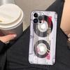 Aplicable a la funda para teléfono móvil con carrete de cinta retro de comercio exterior iPhone15