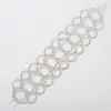 Estilo Coreano Noiva Senhora joias pulseira de strass joias de casamento joias de casamento acessórios de performance B155