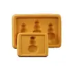 Venta al por mayor del fabricante de bandejas base ranuradas especializadas para suministros médicos, bandejas de PVC amarillo para pulverización de plantas, diseño personalizable