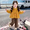 Jaqueta chapéu de abóbora pontudo estilo coreano para meninas, nova moda primavera e outono 2026, blusa infantil para meninas pequenas, roupas infantis estilosas