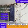 Painéis de Cristal de Carbono, Painéis de Parede de Mármore, Painéis de Parede de Cristal de Pedra para Decoração de Banheiro Interior, Painéis de Parede Integrados à Prova de Fogo e à Prova d'Água