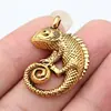 26X36mm 5,2g Multicor Acessórios de Joia Retrô Europeus e Americanos Pingente Fofo de Animal Lagarto