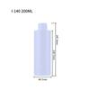 Venta al por mayor de botellas de plástico extruido de PE de 50 ml, pegamento de gota horizontal en el hombro, embalaje transparente, botellas de líquido selladas