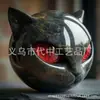 Escultura de Piedra Gato Negro de Lujo Estatua de Resina Gato Negro de Lujo Adornos