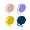 Bolsa de Almacenamiento Popular de Goma Transfronteriza, Color Sólido, Bolsa Pequeña Cuadrada Simple para Maquillaje, Directo del Fabricante, Se Puede Imprimir Logo a Color