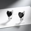 Brincos de amor transfronteiriços Brincos de Diamante Zircônia Estilo Feminino Brinco de Orelha Moda Brinco Brinco de Joias de Orelha Europeu e Americano