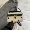 Bolso de Mano Pequeño Exquisito Súper Moderno para Mujer, Nuevo Bolso de Hombro de Lunares Verano 2026, Bolso Cuadrado Pequeño Cruzado para Viajes