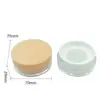 Caja Redonda Personalizada de Fábrica para Polvo Suelto 15g con Malla Elástica Caja de Polvo para Maquillaje Polvo Miel Reenvasado Caja Vacía Material de Empaque Cosmético